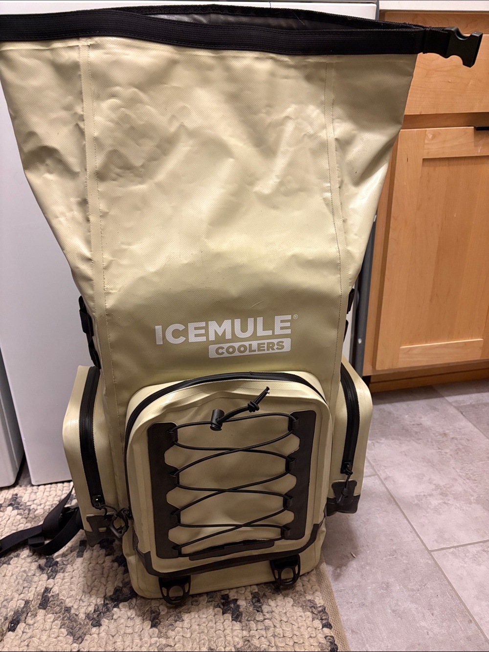 Boss ICEMULE Cooler Backpack in Light Olive